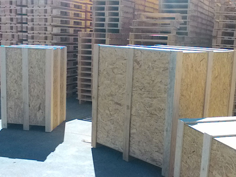 Casse di legno in OSB Pallets Bertolin